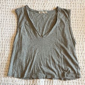 Free People Gray Tank Top